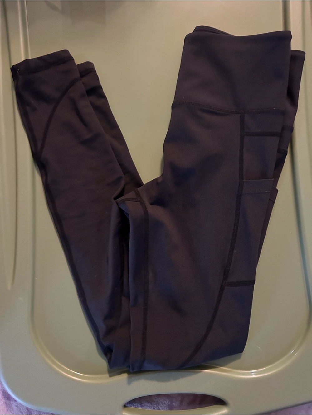 Zyia Black Active Leggings with Pockets